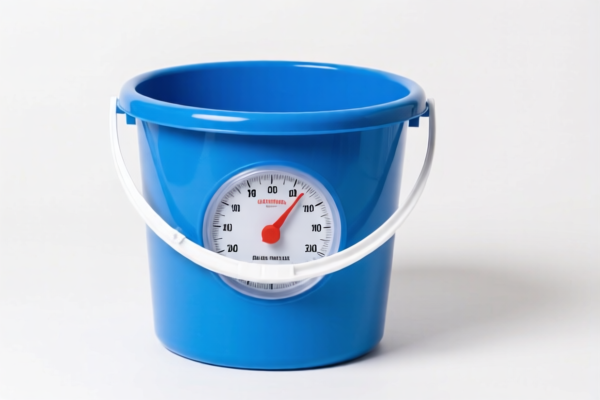 Plastic Bucket with Scale