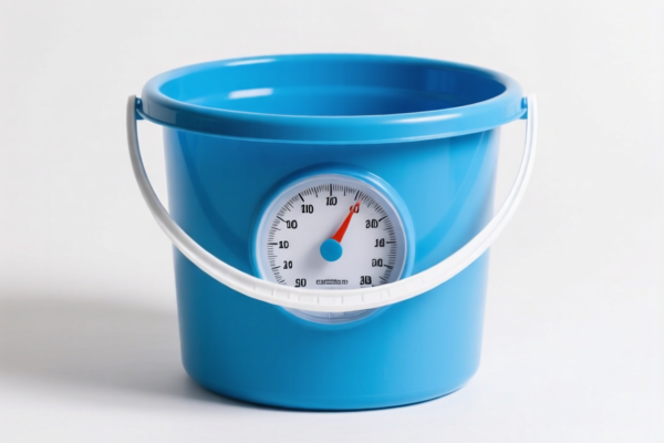Plastic Bucket with Scale