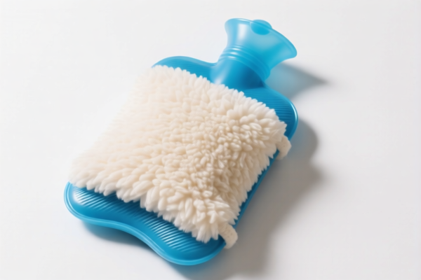 Plastic Hot Water Bottles with Fluffy Cover