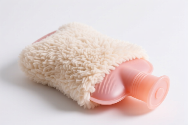 Plastic Hot Water Bottles with Fluffy Cover