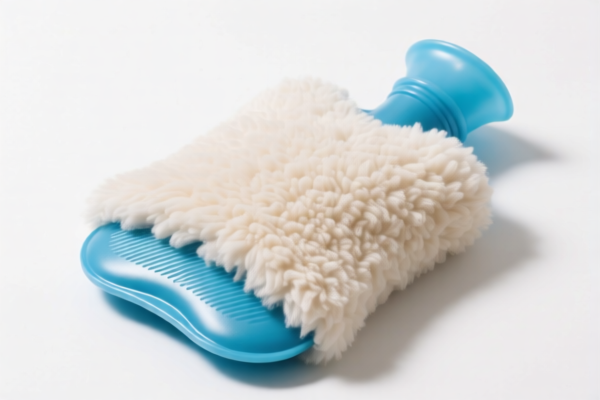 Plastic Hot Water Bottles with Fluffy Cover