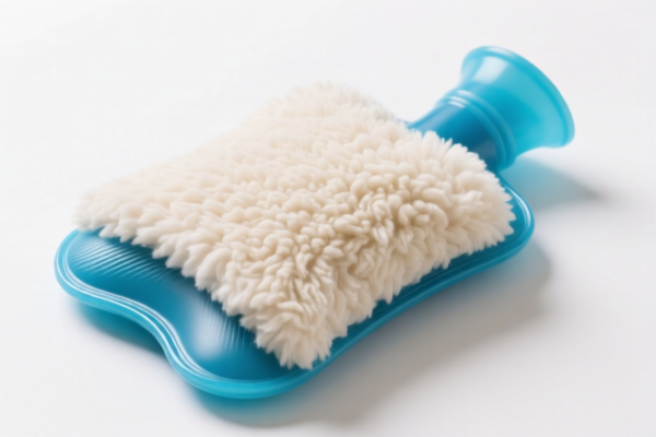 Plastic Hot Water Bottles with Fluffy Cover