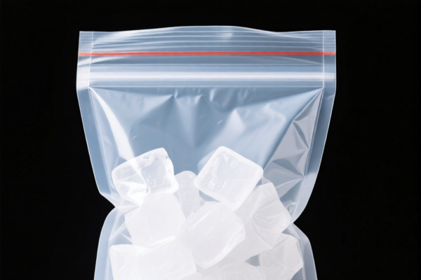Plastic Ice Bags with Lid