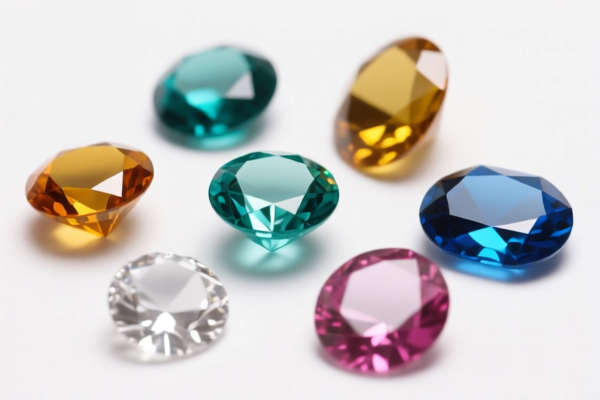 Plastic imitation gemstone toy accessories