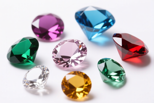 Plastic imitation gemstone toy accessories