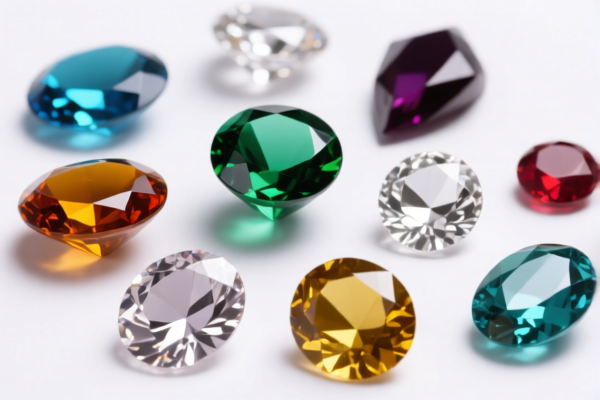 Resin imitation gemstones