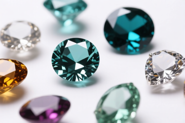 Resin imitation gemstones