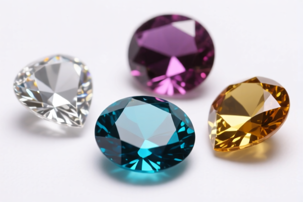 Resin imitation gemstones