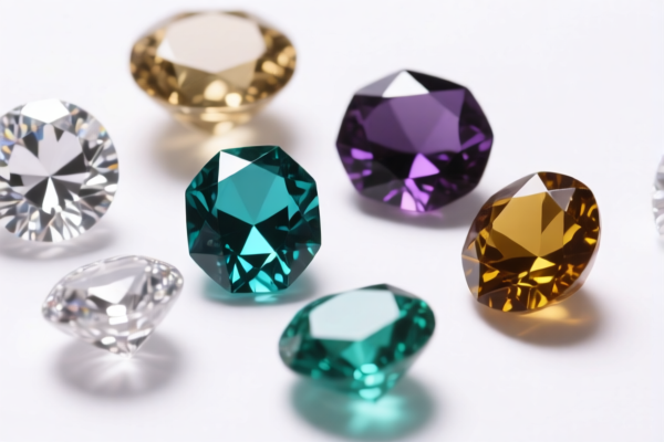 Resin imitation gemstones