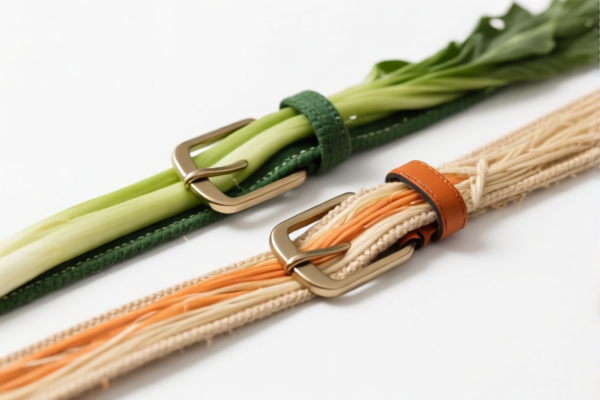 Custom Textile Belts Containing Vegetable Fibers