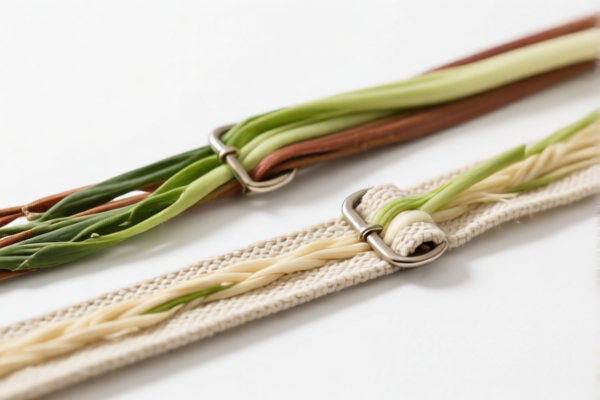 Custom Textile Belts Containing Vegetable Fibers