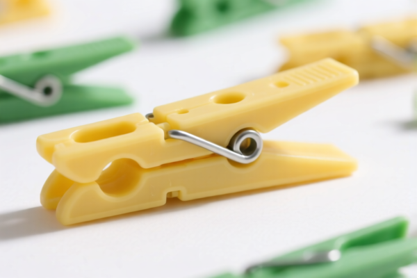 Spring Plastic Clothespins