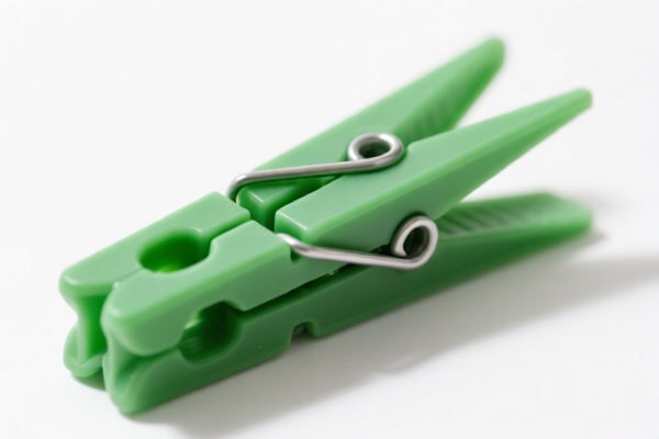 Weather Resistant Plastic Clothespins
