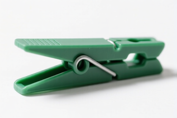 Weather Resistant Plastic Clothespins