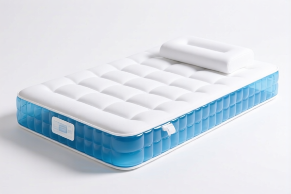 Heated plastic waterbed mattresses
