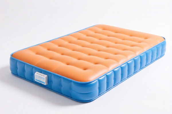 Heated plastic waterbed mattresses