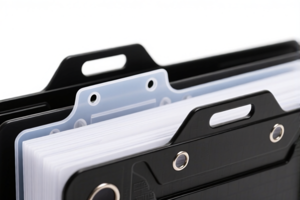 School Use Plastic Document Binders with Tabs