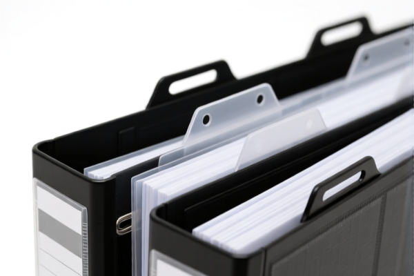 School Use Plastic Document Binders with Tabs