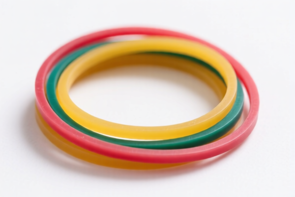 Bundles of Plastic Elastic Bands