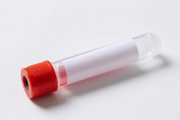 Laboratory Plastic Sample Tube