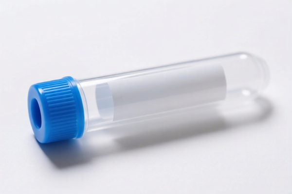 Laboratory Plastic Storage Tube