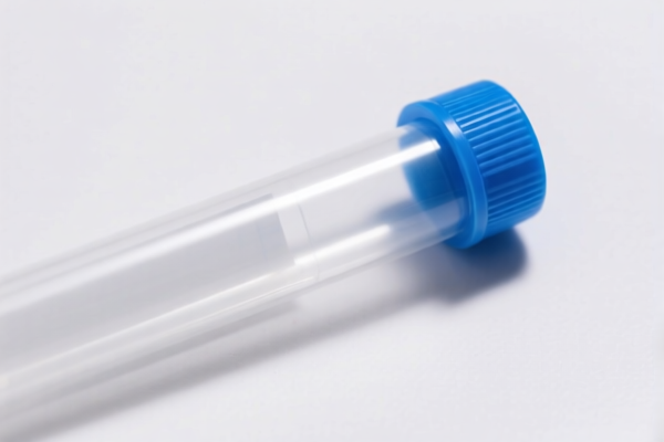 Plastic Laboratory Sampling Tube