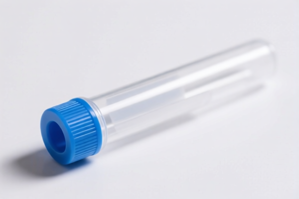 Plastic Laboratory Sampling Tube