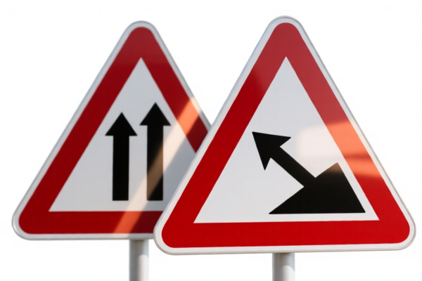 Road Reflective Triangular Warning Signs