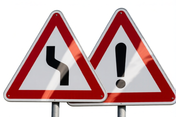 Road Reflective Triangular Warning Signs