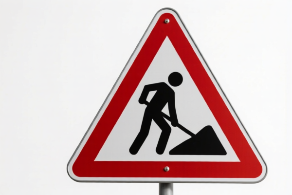 Traffic Safety Reflective Triangular Sign