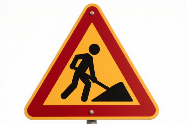 Traffic Safety Reflective Triangular Sign