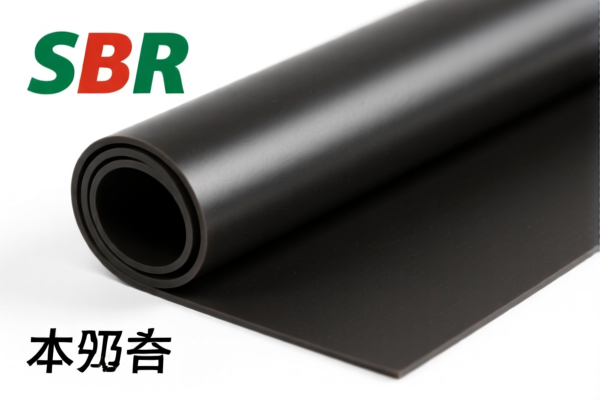 SBR Rubber Sheet, containing over 50 percent styrene by weight of the dry polymer