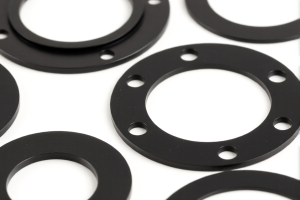 Unvulcanized compounded rubber gaskets