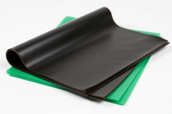 Unvulcanized compounded rubber sheets