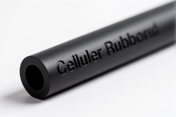Natural Rubber Cellular Rubber Rod
