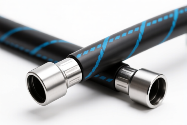 Image for Industrial Metal Fitted Rubber Hose