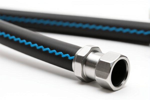 Image for Industrial Metal Fitted Rubber Hose