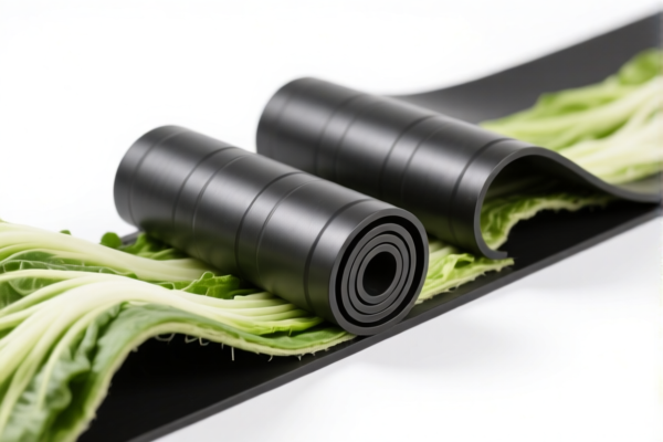Rubber Conveyor Belts with Predominant Vegetable Fiber Content