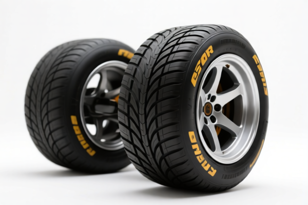 Racing car tires