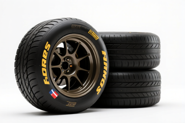 Racing car tires