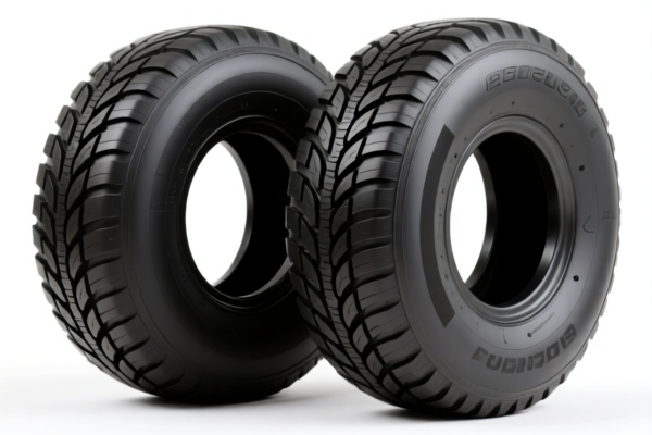 Rubber pneumatic tires for aircraft