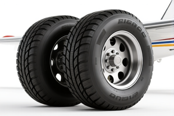 Rubber tires for aircraft