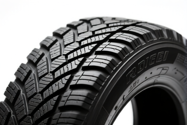 Herringbone Pattern Rubber Tire