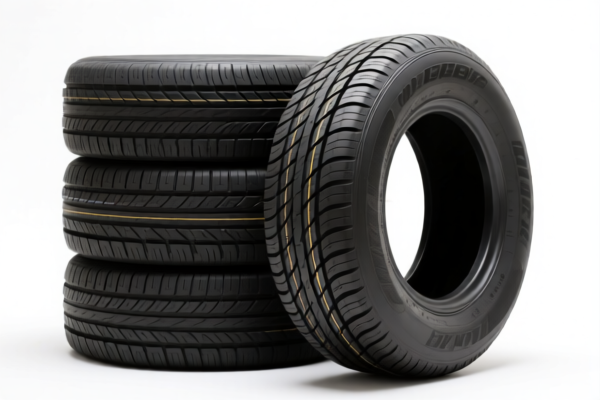 Retreaded rubber tires