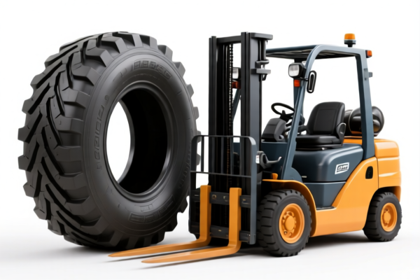 Retreaded tires for forklifts