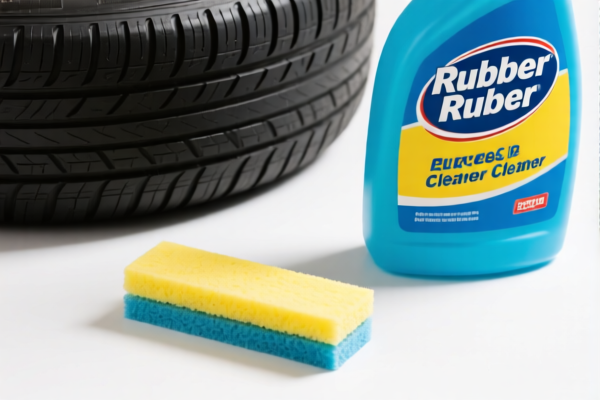 Rubber tire cleaner