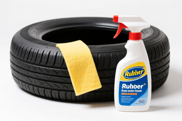 Rubber tire cleaner
