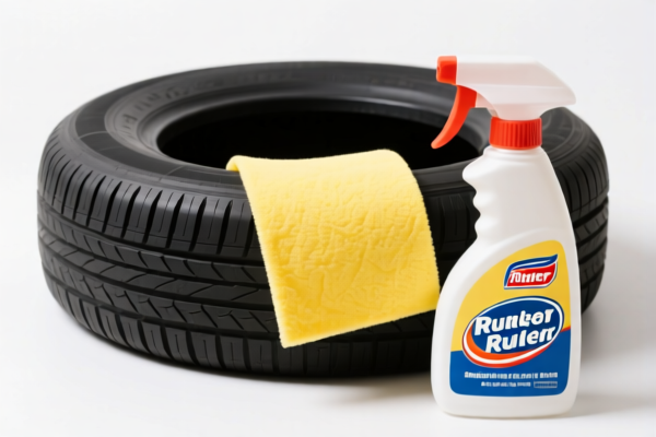 Rubber tire cleaner
