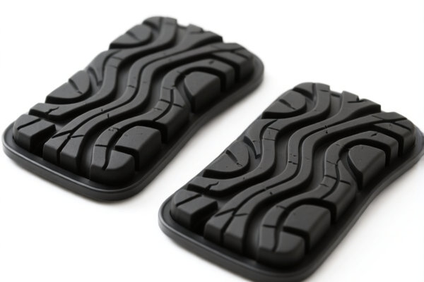 Rubber tire cushion pads