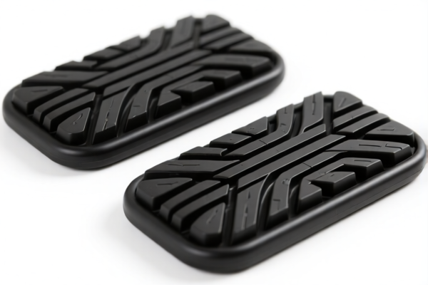 Rubber tire cushion pads